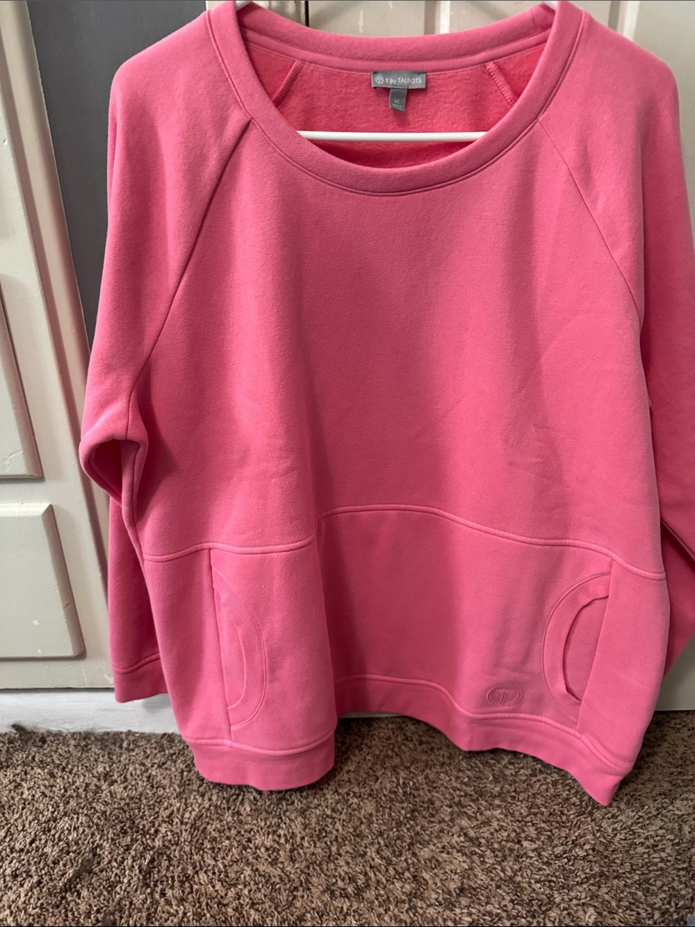 Talbots Pink Crewneck Sweatshirt